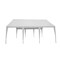 Impact Canopy 20 FT x 20 FT  Event Canopy Carport, 8 Legs, 50mm Steel Pipe , White 070018032 - alternate 3
